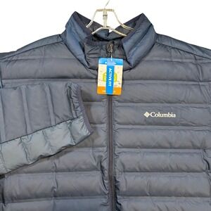 Columbia Lake 22 Down Jacket Mens XXL Collegiate Navy 650 Fill Active Fit Puffer